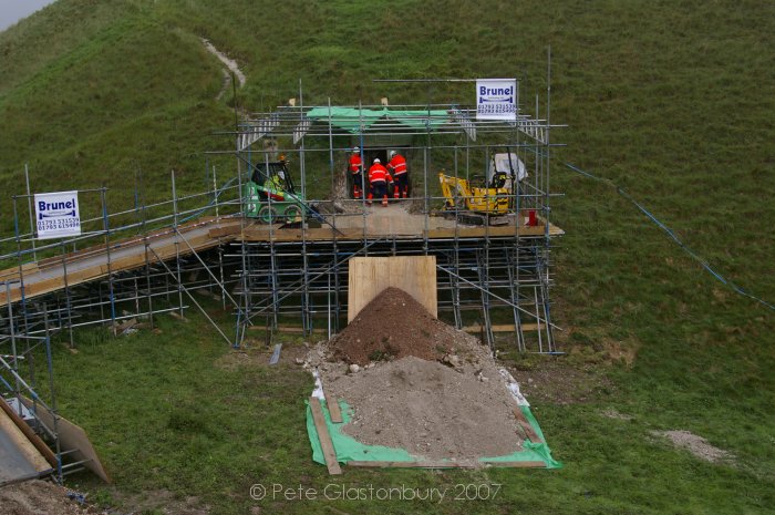 Silbury Digging