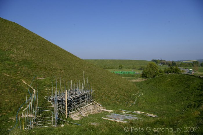 More Silbury Scaffold