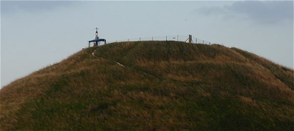 Drilling Rig ontop Silbury Hill